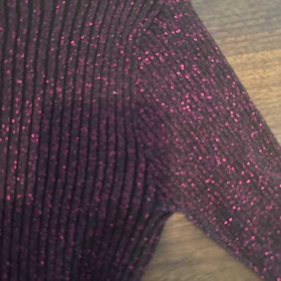 H&M Women's Sparkling Purple Sweater - Picture 1 of 5